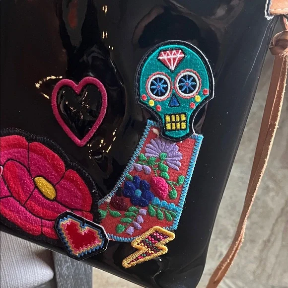 Consuela Black Poppy Downtown Shoulder Bag - Picture 3 of 15